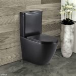 FIENZA K002MB KOKO BACK TO WALL TOILET SUITE MATTE BLACK