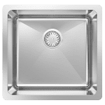 ABEY LT120 SINGLE BOWL SINK 45 LITRE CHROME