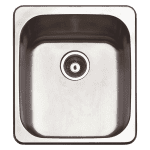 ABEY LTS45 LEICHARDT INSET SKINNY SINGLE BOWL SINK CHROME