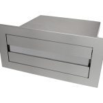 COUNTER TOP RECESSED PAPER TOWEL DISPENSER SATIN STAINLESS STEEL METLAM ML716_SS