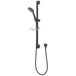 ABEY SRA03-B ROUND HAND SHOWER ON RAIL GARETH ASHTON BLACK