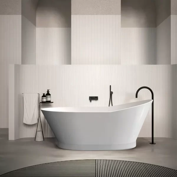 INSPIRE ALBT-1500 LONDON FREESTANDING BATHTUB 1500 GLOSS WHITE