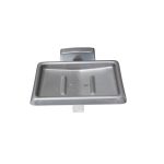 SOAP DISH WITH DRAIN SATIN STAINLESS STEEL METLAM ML230S