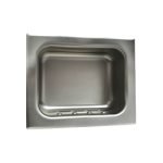 ANTI-LIGATURE RECESSED HEAVY DUTY SOAP HOLDER SATIN STAINLESS STEEL METLAM ML237_1