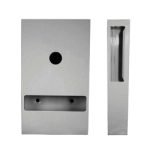 INTERFOLD TOILET PAPER DISPENSER SATIN STAINLESS STEEL METLAM ML4094SS