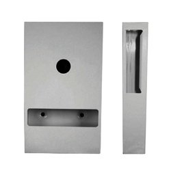 INTERFOLD TOILET PAPER DISPENSER SATIN STAINLESS STEEL METLAM ML4094SS