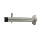 COAT HOOK WITH BUMPER SATIN STAINLESS STEEL METLAM ML4162_90MM_HOOK