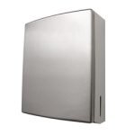 ELLIPSE MULTI FOLD PAPER TOWEL DISPENSER SATIN STAINLESS STEEL METLAM ML725L_AR