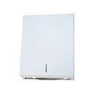 MULTI FOLD PAPER TOWEL DISPENSER WHITE POWDER COAT METLAM ML725W_MK2