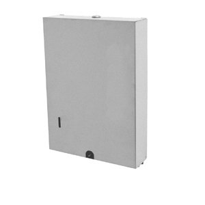 INTERLEAVED PAPER TOWEL DISPENSER SLIMLINE SATIN STAINLESS STEEL METLAM ML727SS_MKII