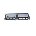 DOUBLE TOILET ROLL HOLDER WITH RESTRICTED FEED BAKED ENAMEL ALUMINIUM METLAM ML825