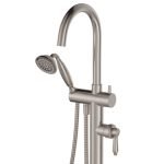 FIENZA 202113NN ELEANOR FLOOR MIXER & SHOWER BRUSHED NICKEL