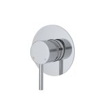 FIENZA 231101-3 AXLE LARGE ROUND PLATE WALL MIXER CHROME