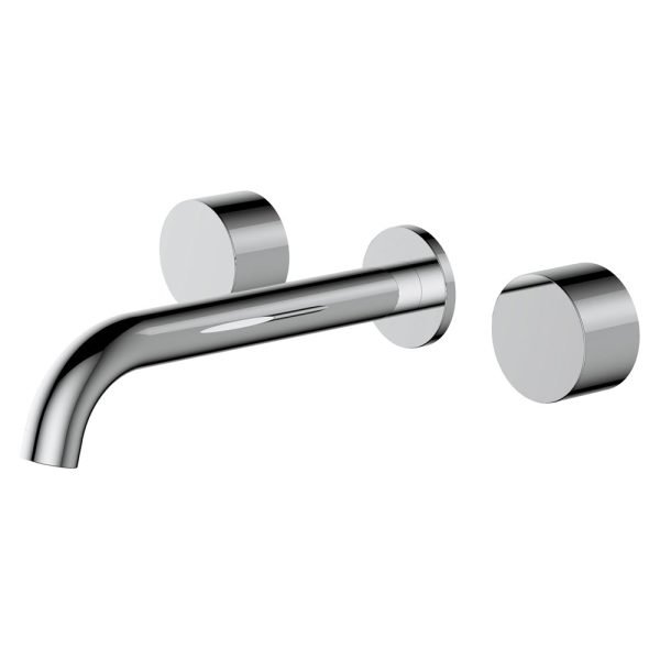 FIENZA 338102 KAYA WALL BASIN/BATH TAP SET CHROME