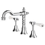 FIENZA 339101 LILLIAN LEVER BASIN SET CHROME / CERAMIC
