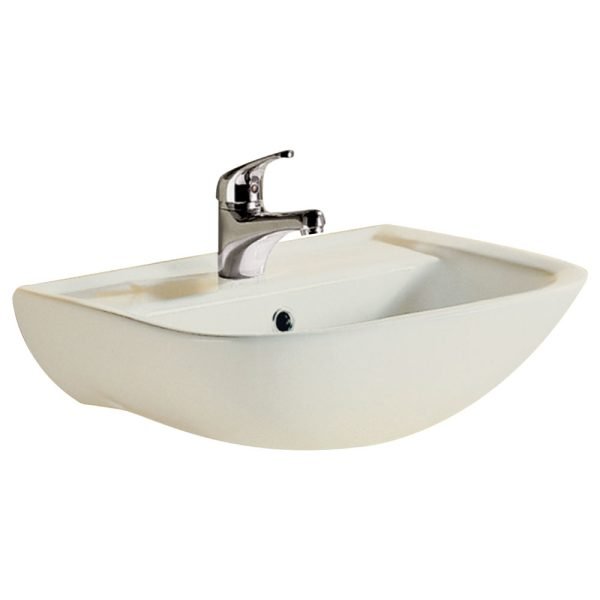 FIENZA 600101I RAK LARA ARCH WALL BASIN GLOSS IVORY