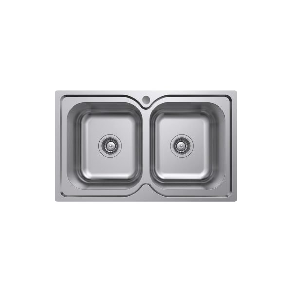 FIENZA 68108-1 TIVA 780 DOUBLE KITCHEN SINK STAINLESS STEEL