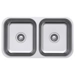 FIENZA 68109 TIVA 785 DOUBLE KITCHEN SINK STAINLESS STEEL