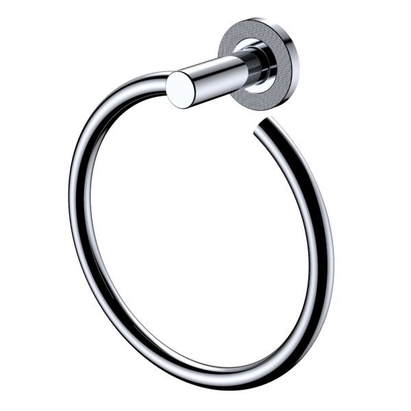 FIENZA 83102 AXLE HAND TOWEL RING CHROME & COLOURED