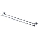 FIENZA 83108 AXLE 900MM DOUBLE TOWEL RAIL CHROME & COLOURED