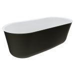 FIENZA FR72-1700B WINDSOR FREESTANDING ACRYLIC BATH 1700 MATTE BLACK