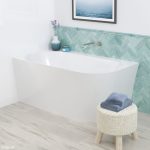 FIENZA FR75-1400R CHLOE RIGHT HAND ACRYLIC CORNER BATH 1400 GLOSS WHITE