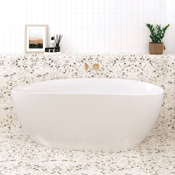 FIENZA FR94-1700 DAYO FREESTANDING ACRYLIC BATH 1700 GLOSS WHITE