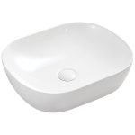 FIENZA RB185MW KOKO 465 RECTANGULAR ABOVE COUNTER BASIN MATTE WHITE