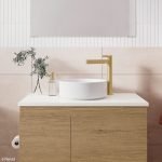 FIENZA RB3280 REBA MINI ROUND ABOVE COUNTER BASIN GLOSS WHITE