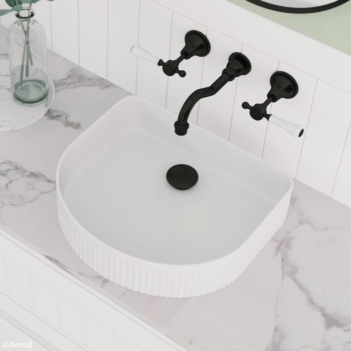 FIENZA RB463 ELEANOR ARCH ABOVE COUNTER BASIN GLOSS WHITE