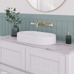 FIENZA RB464 ELEANOR OVAL ABOVE COUNTER BASIN GLOSS WHITE