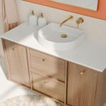 FIENZA RB480 FORMA ARCH ABOVE COUNTER BASIN GLOSS WHITE