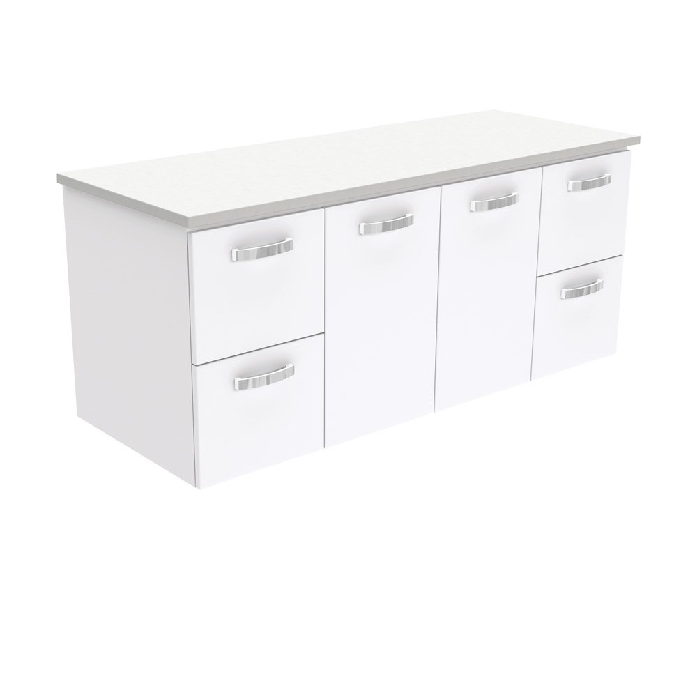 FIENZA 120J UNICAB WALL HUNG CABINET 1200 GLOSS WHITE