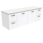 FIENZA 150J UNICAB WALL HUNG CABINET 1500 GLOSS WHITE