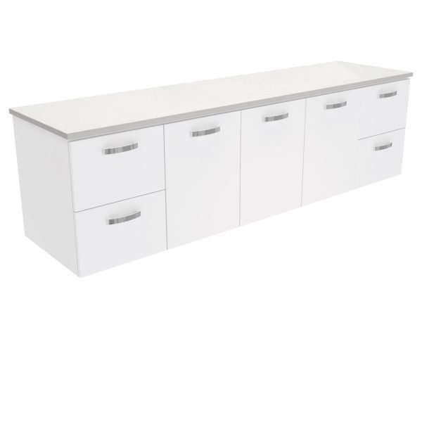 FIENZA 180J UNICAB WALL HUNG CABINET 1800 GLOSS WHITE