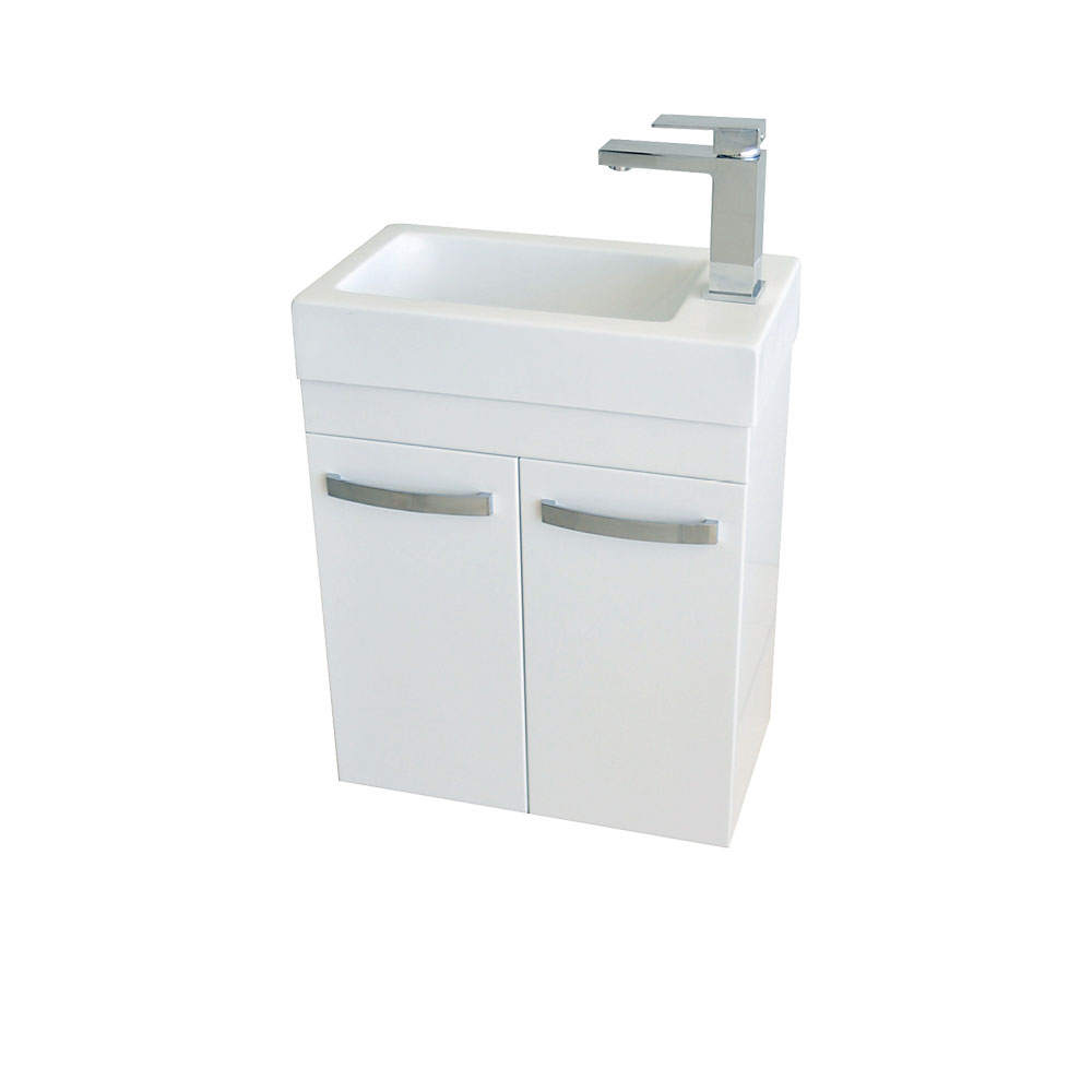 FIENZA 4525WALL RALPH ENSUITE WALL HUNG VANITY 450 GLOSS WHITE