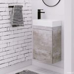 FIENZA 45RX EDGE ENSUITE WALL HUNG VANITY 450 INDUSTRIAL