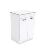 FIENZA 60NKW UNICAB CABINET ON KICKBOARD 600 GLOSS WHITE