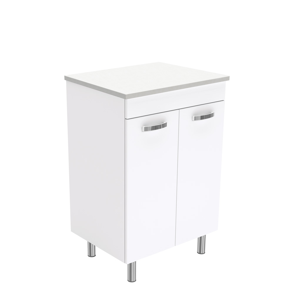 FIENZA 60NLW UNICAB CABINET ON LEGS 600 GLOSS WHITE