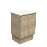 FIENZA 60SK EDGE CABINET ON KICKBOARD 600 SCANDI OAK