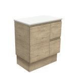 FIENZA 75SK EDGE CABINET ON KICKBOARD 750 LEFT/RIGHT HAND DRAWERS SCANDI OAK