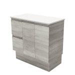 FIENZA 90XK EDGE CABINET ON KICKBOARD 900 LEFT/RIGHT HAND DRAWERS INDUSTRIAL