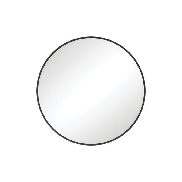 FIENZA FMR60B REBA FRAMED MIRROR ROUND 600MM MATTE BLACK