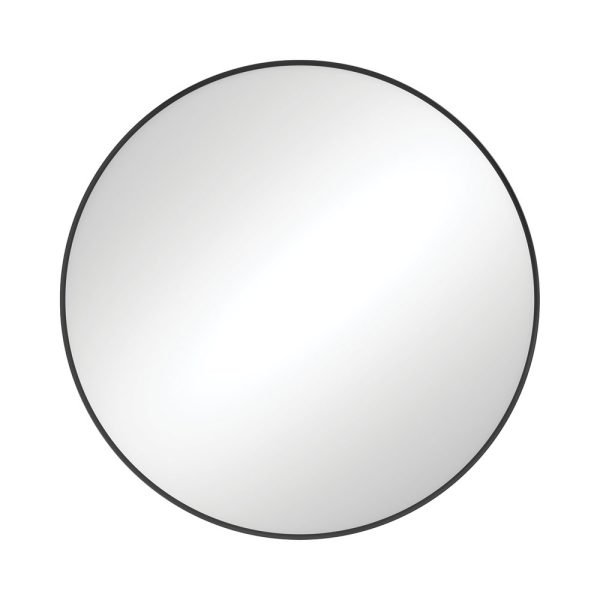 FIENZA FMR80B REBA FRAMED MIRROR ROUND 800MM MATTE BLACK