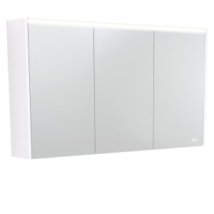 FIENZA PSC1200W-LED MIRROR CABINET LED 1200 WITH SIDE PANELS GLOSS WHITE
