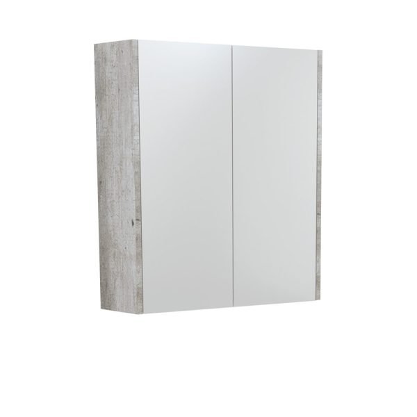 FIENZA PSC600X MIRROR CABINET 600 WITH SIDE PANELS INDUSTRIAL
