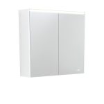 FIENZA PSC750MW-LED MIRROR CABINET LED 750 WITH SIDE PANELS SATIN WHITE