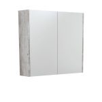 FIENZA PSC750X MIRROR CABINET 750 WITH SIDE PANELS INDUSTRIAL