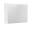 FIENZA PSC900MW-LED MIRROR CABINET LED 900 WITH SIDE PANELS SATIN WHITE