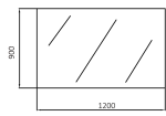 POSEIDON PM1290 PENCIL EDGE MIRROR 1200*900MM